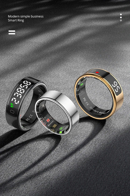 Image of the Zesvra smart ring in different colours.