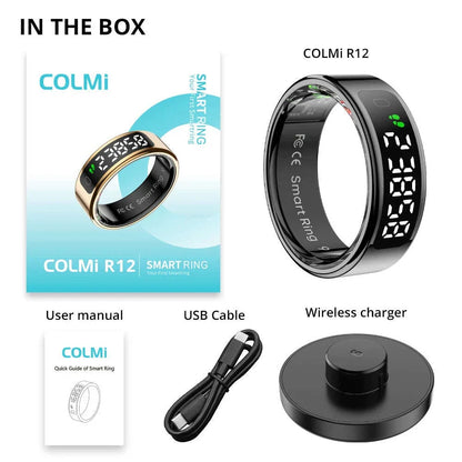 COLMI R12 Smart Ring Touch Display Wearable Data Tracker