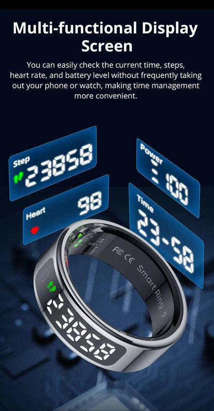 Zesvra Smart Ring With Touch Display