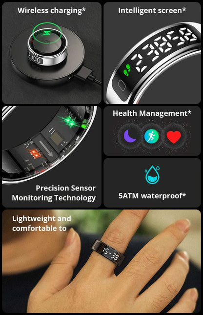 Zesvra Smart Ring With Touch Display