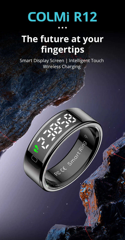 COLMI R12 Smart Ring Touch Display Wearable Data Tracker